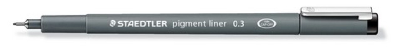 Staedtler Pigment Liner Sketch Pen .3Mm Black